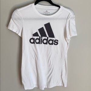 White Adidas women’s T-shirt